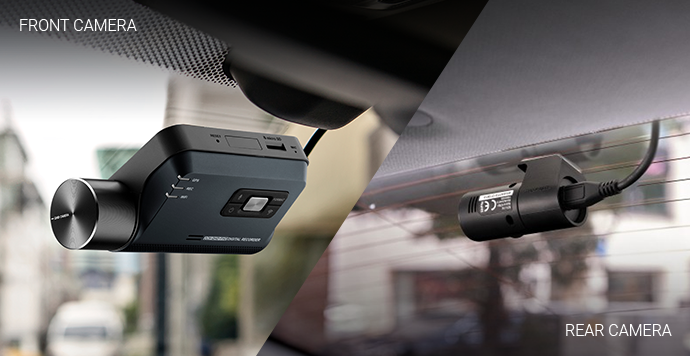 thinkware front & rear dash camera q800pd16